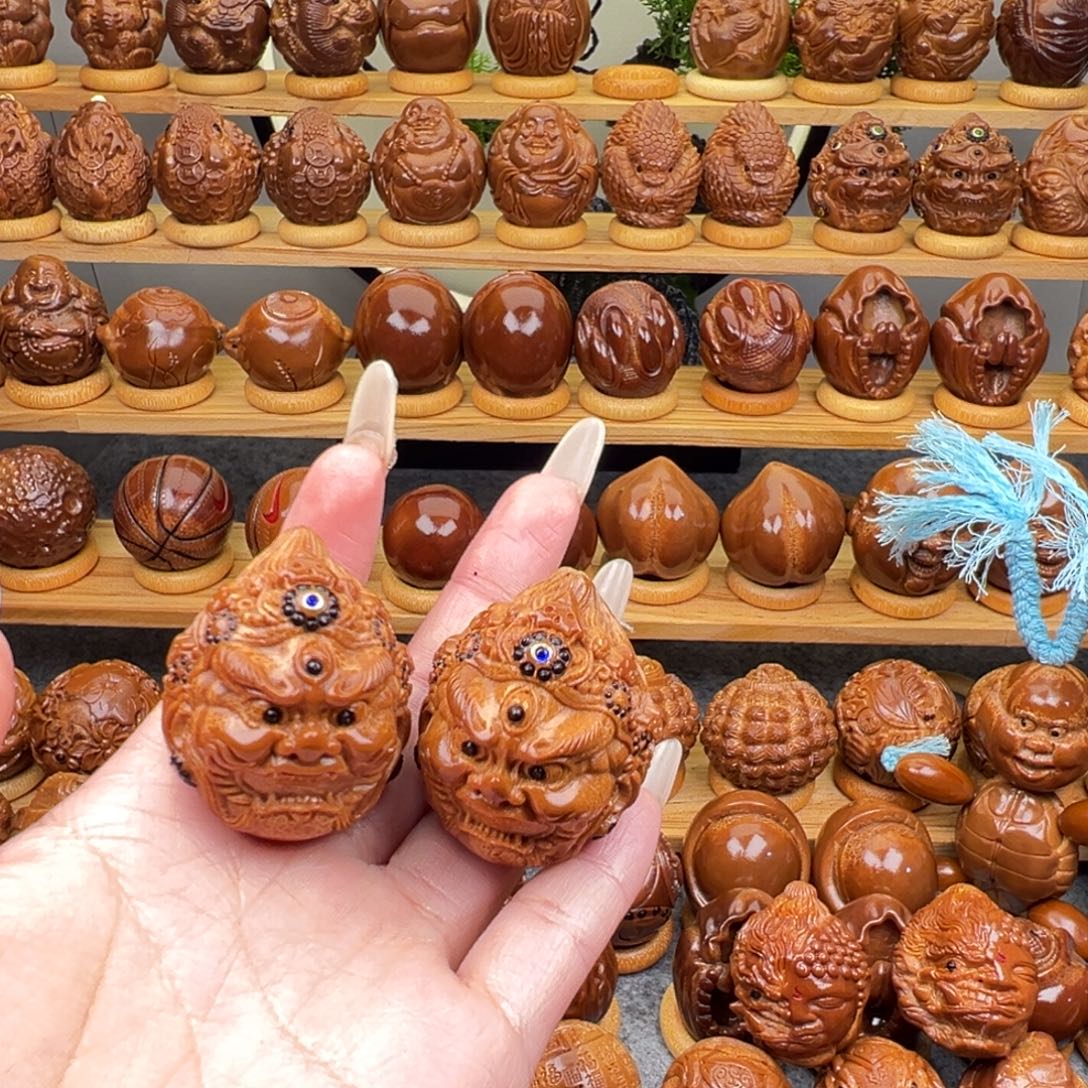 谈***拢手串/手链橄榄核大黑天