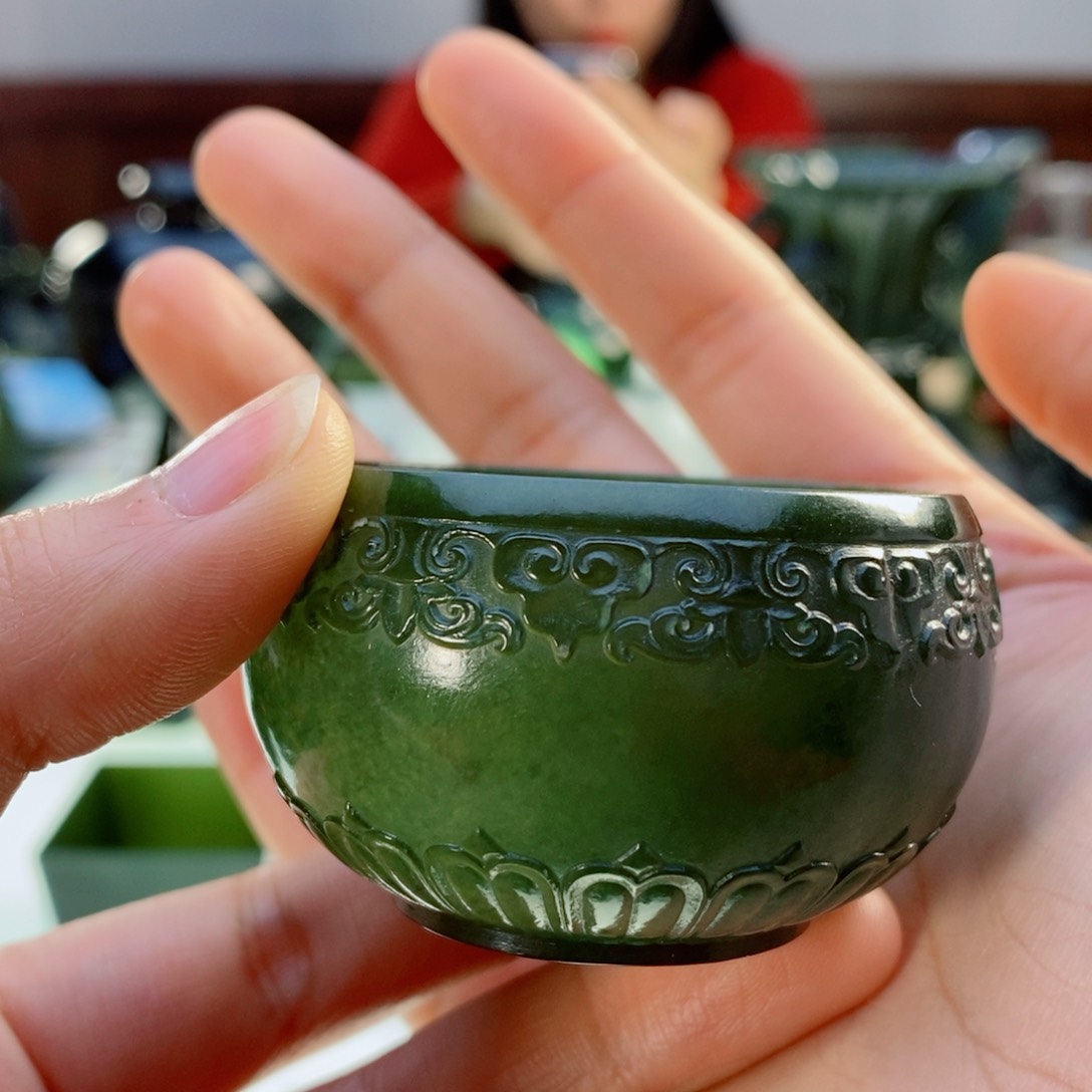 和田玉（青玉）挂件未镶嵌