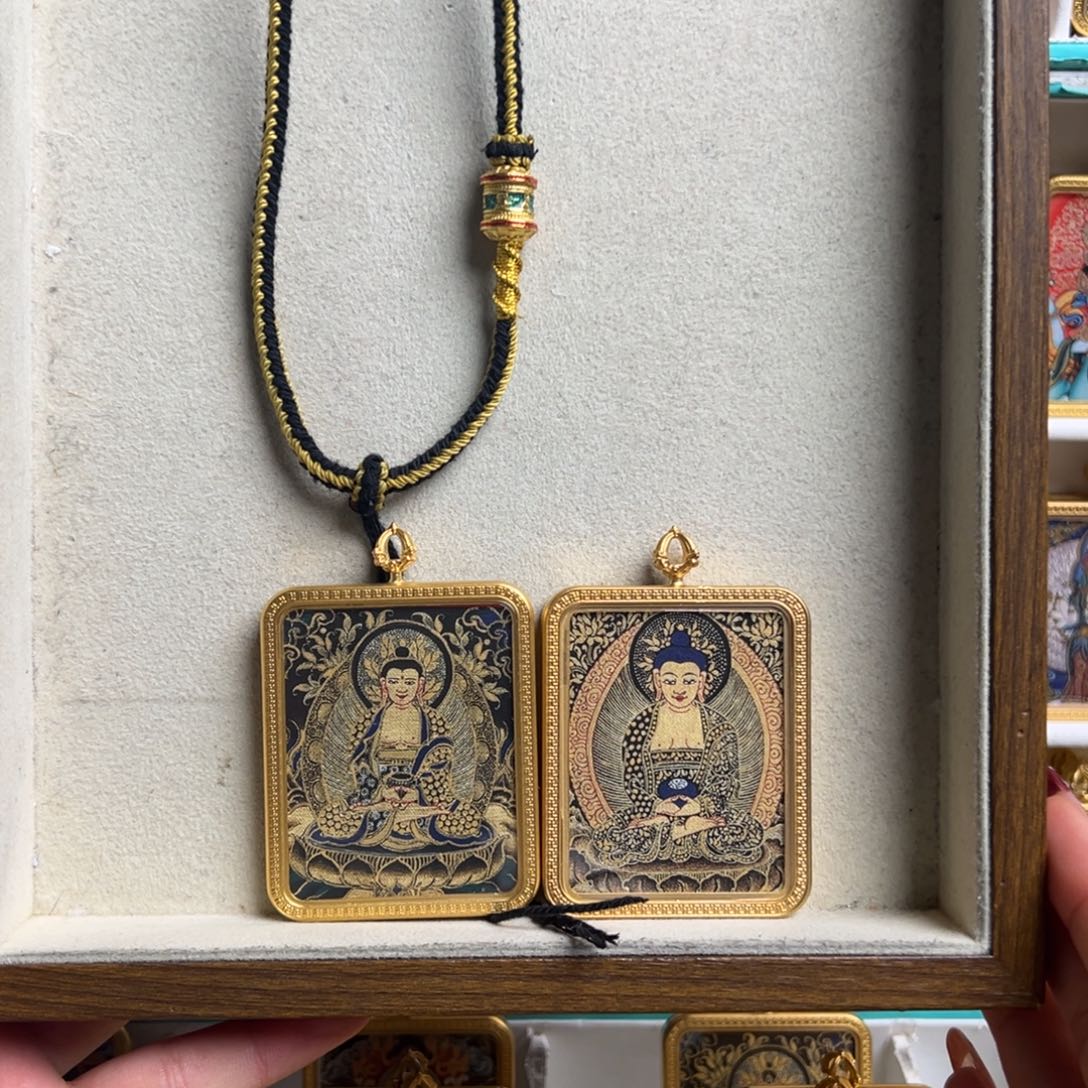 晨***8吊坠双面定制 阿弥