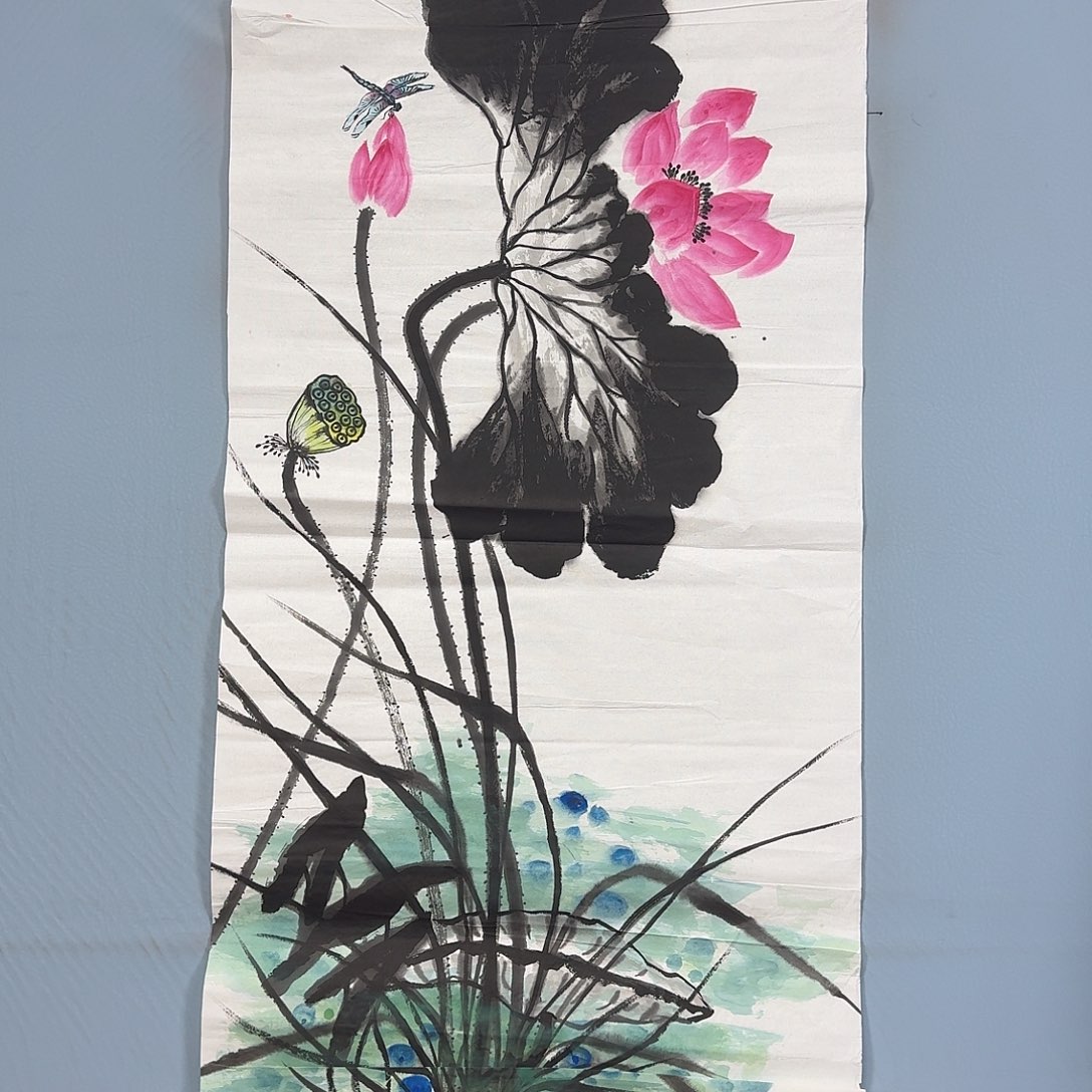 国画1399 牡丹花的味道