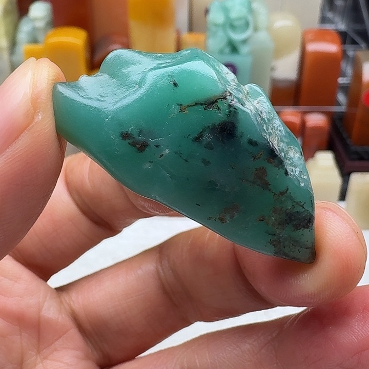 寿山石印石雅安白水河原石