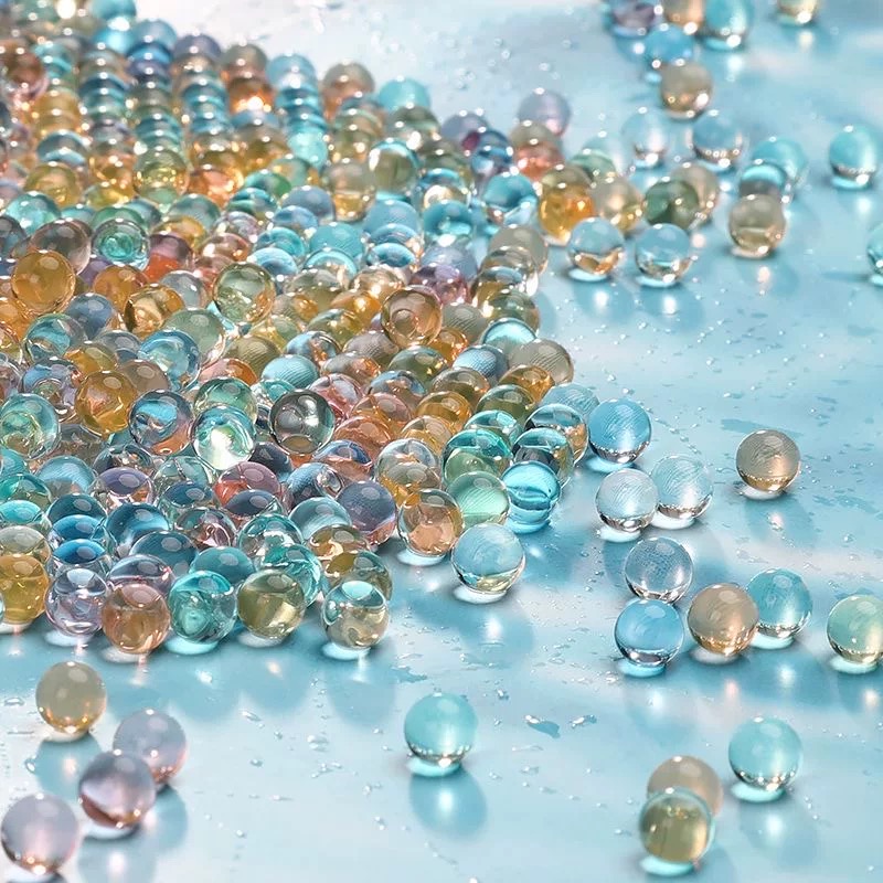 海绵宝宝水宝宝泡大珠吸水晶珠7-8mm水蛋儿童玩具泡水珠水蛋