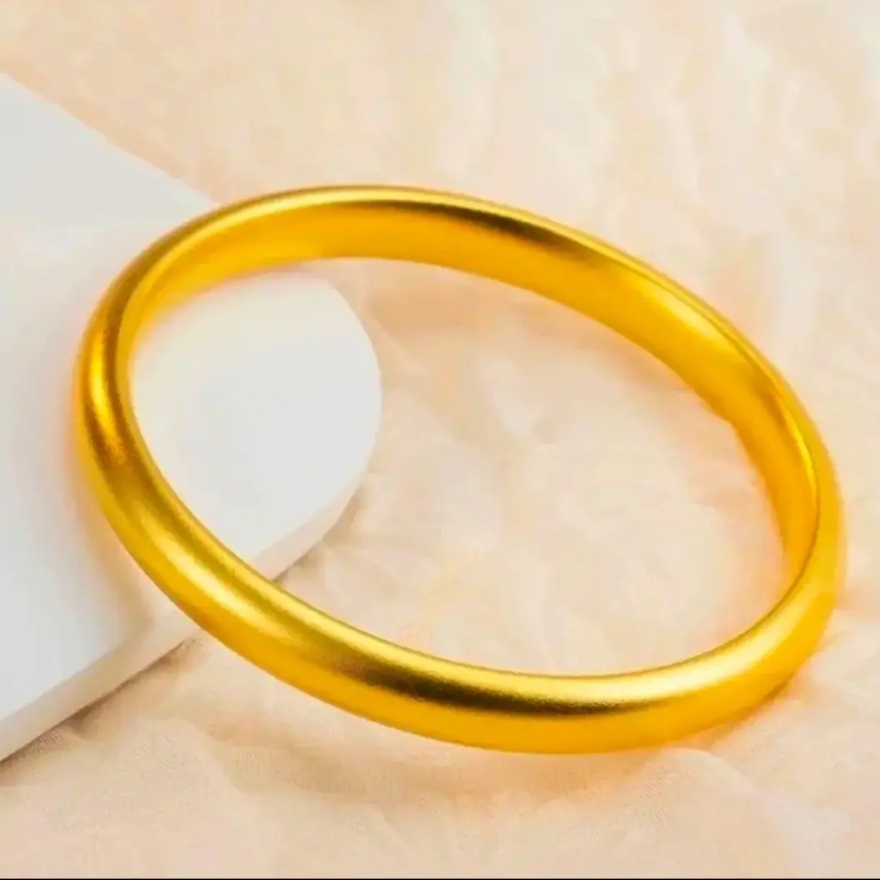  【矿金手作】泥鳅背贵妃镯 7N  精工细作