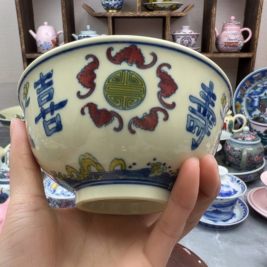 摆件陶景德镇陶瓷567老厂瓷60