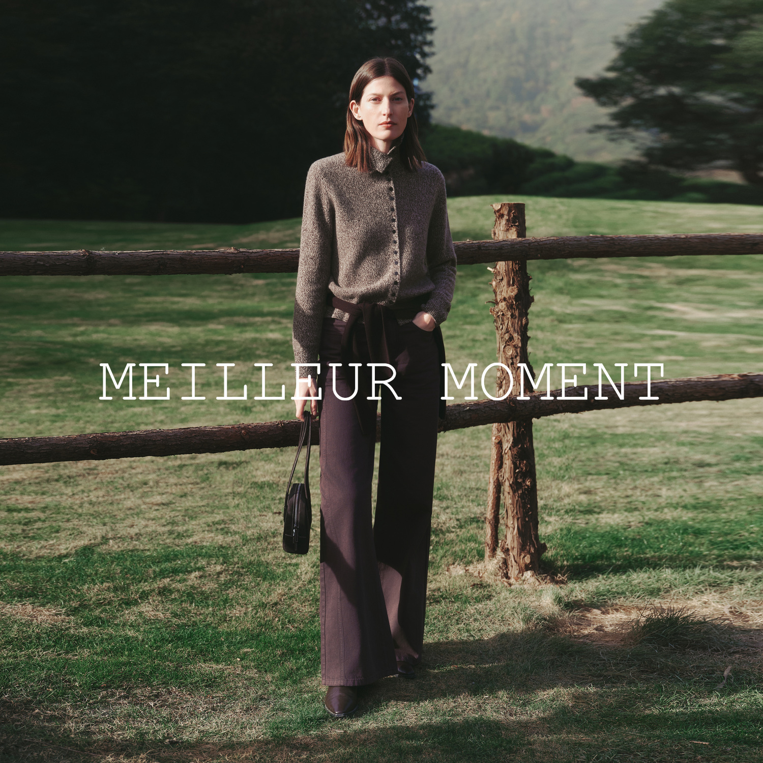 MM麦檬原创花纱特调羊绒蓬松柔软开衫针织衫冬5H1930781