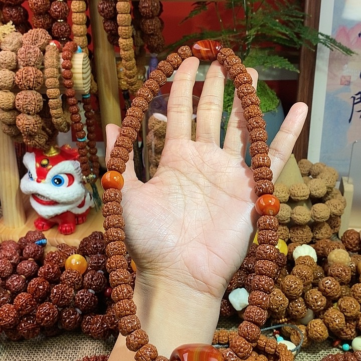 金刚菩提手串12藏切玉华玛高定款手持