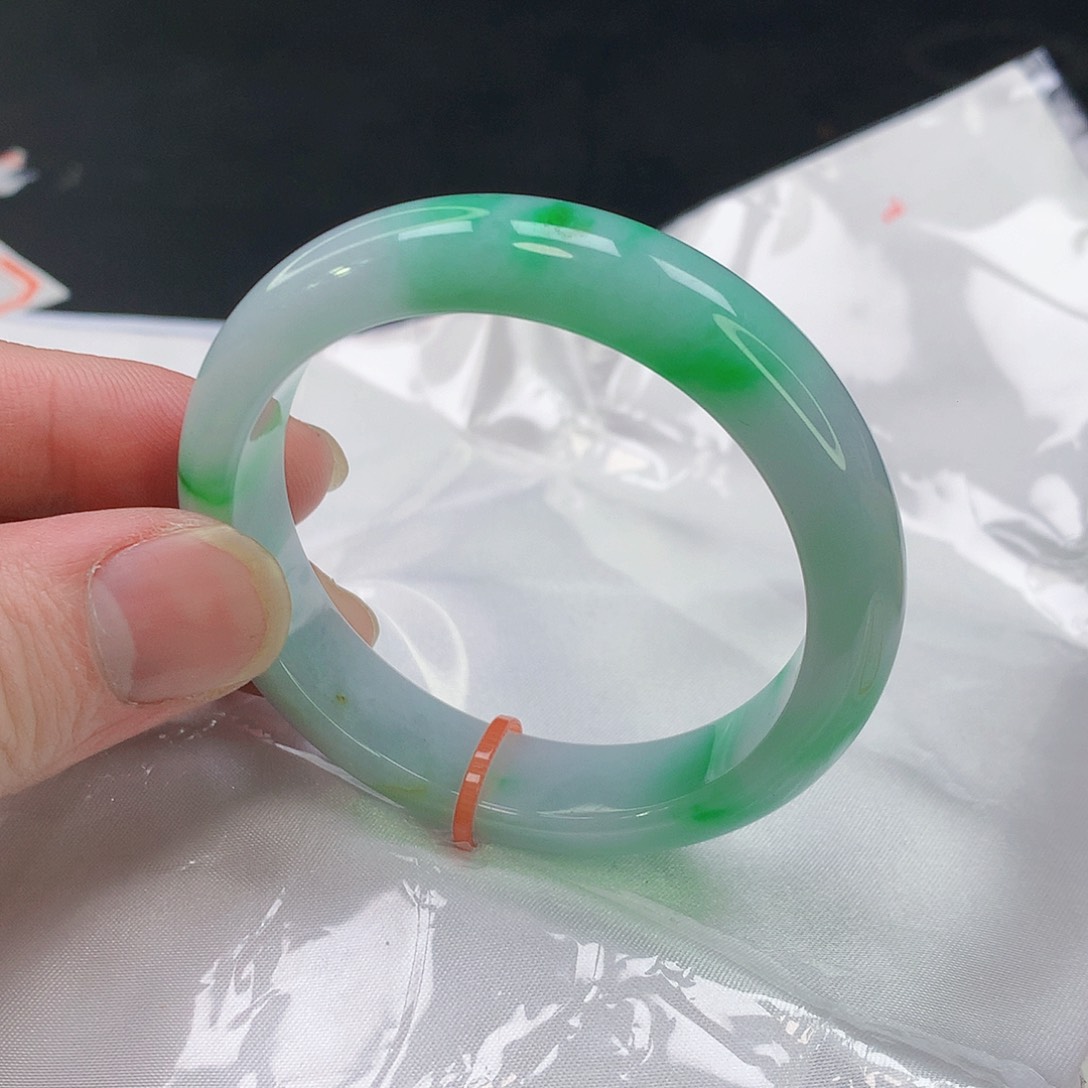 翡翠手镯未镶嵌20缅甸天然翡翠A货