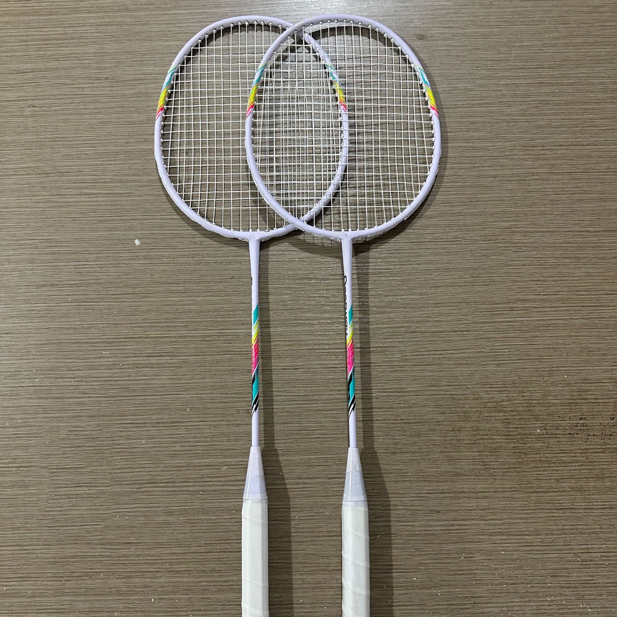 羽毛球拍双拍淡男女通用成人青少年双拍带包带球训练比赛球拍HY