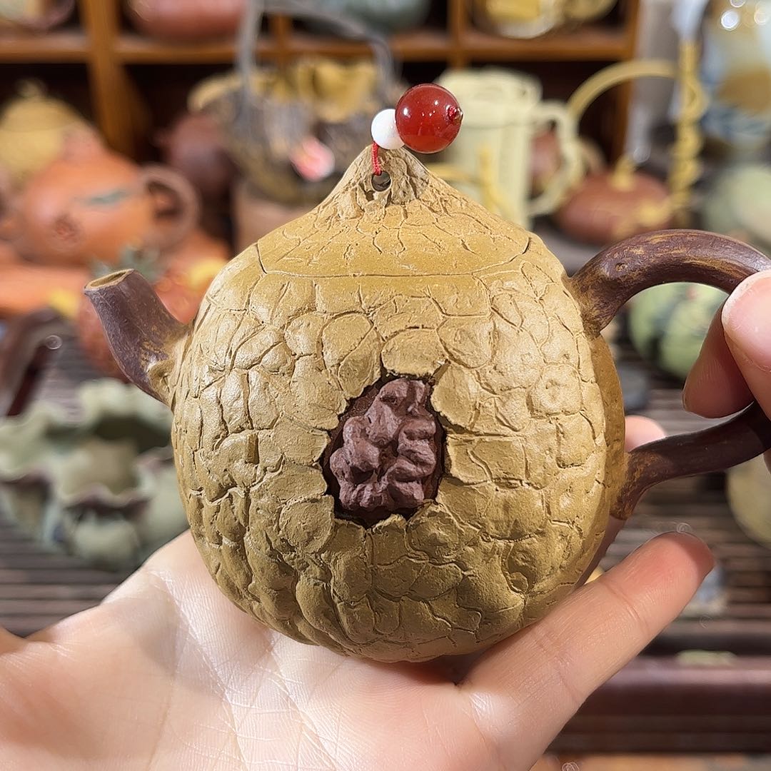 紫砂茶壶紫砂核桃