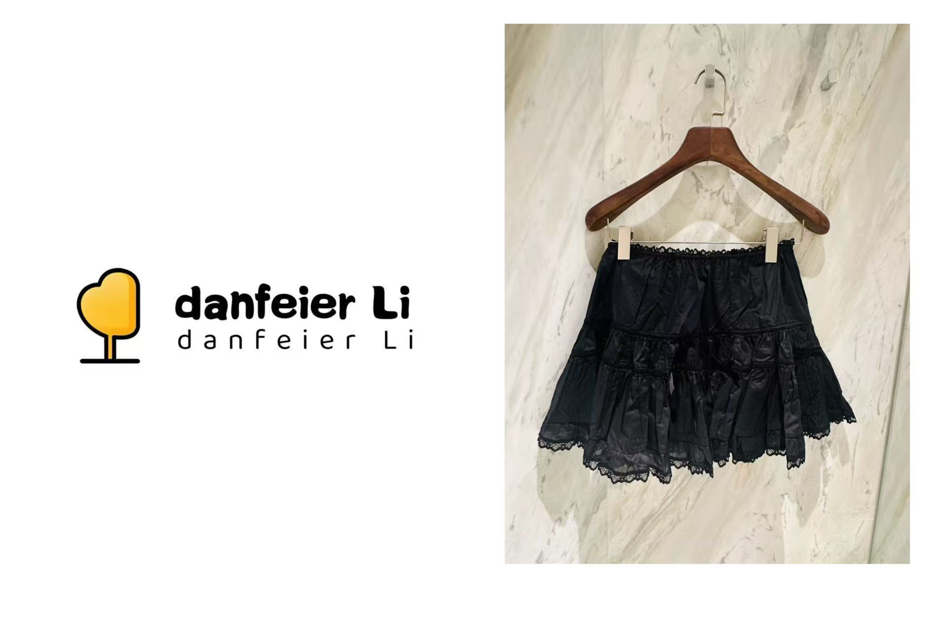 《丫丫推荐款》6012设计款黑白两色公主风蛋糕裙