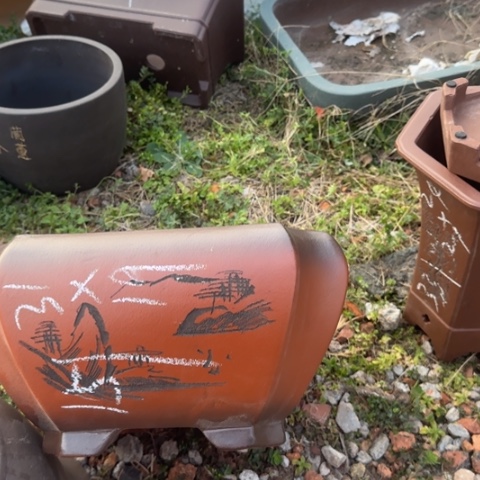 红陶紫砂花盆盆景盆栽