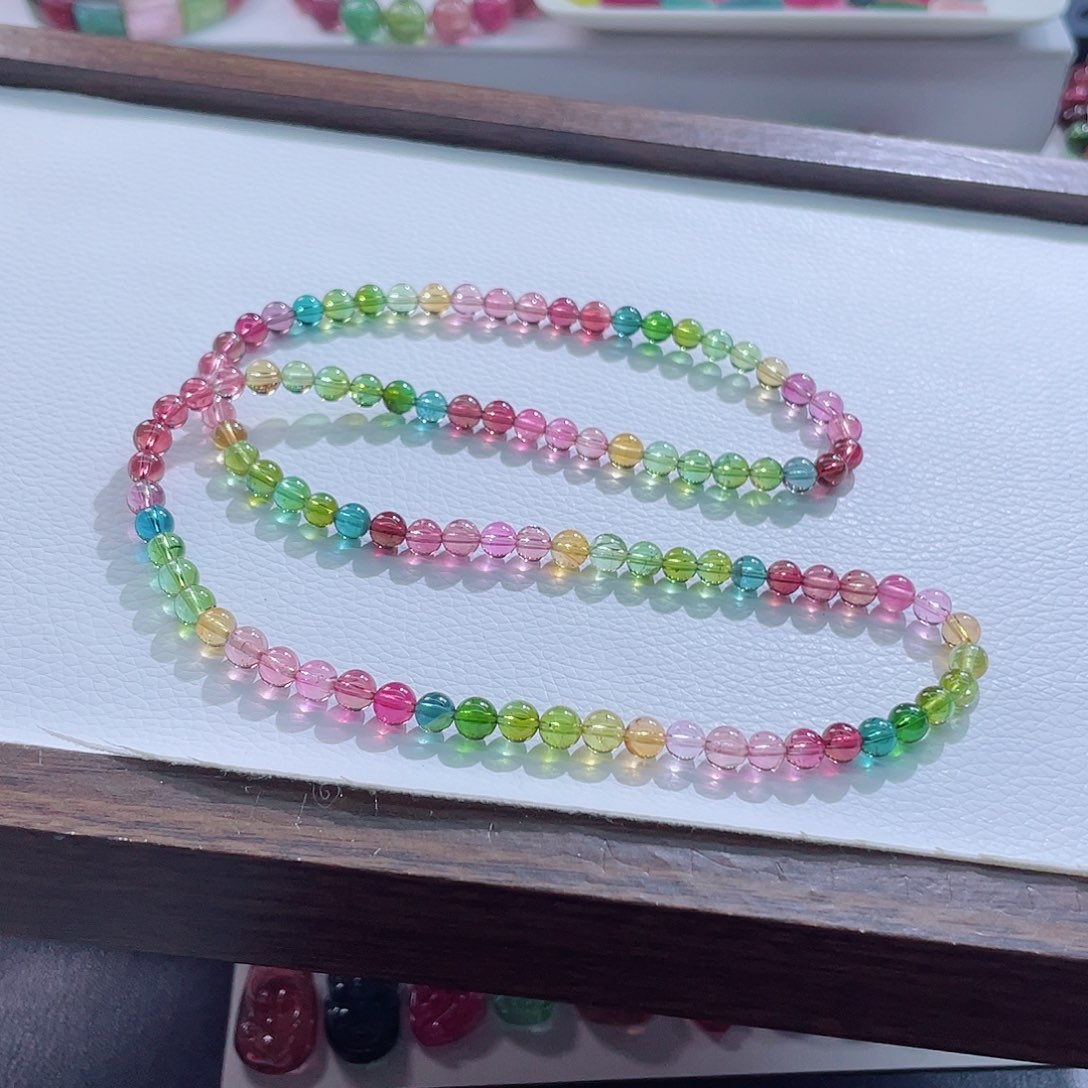 碧玺手链未镶嵌6mm左右