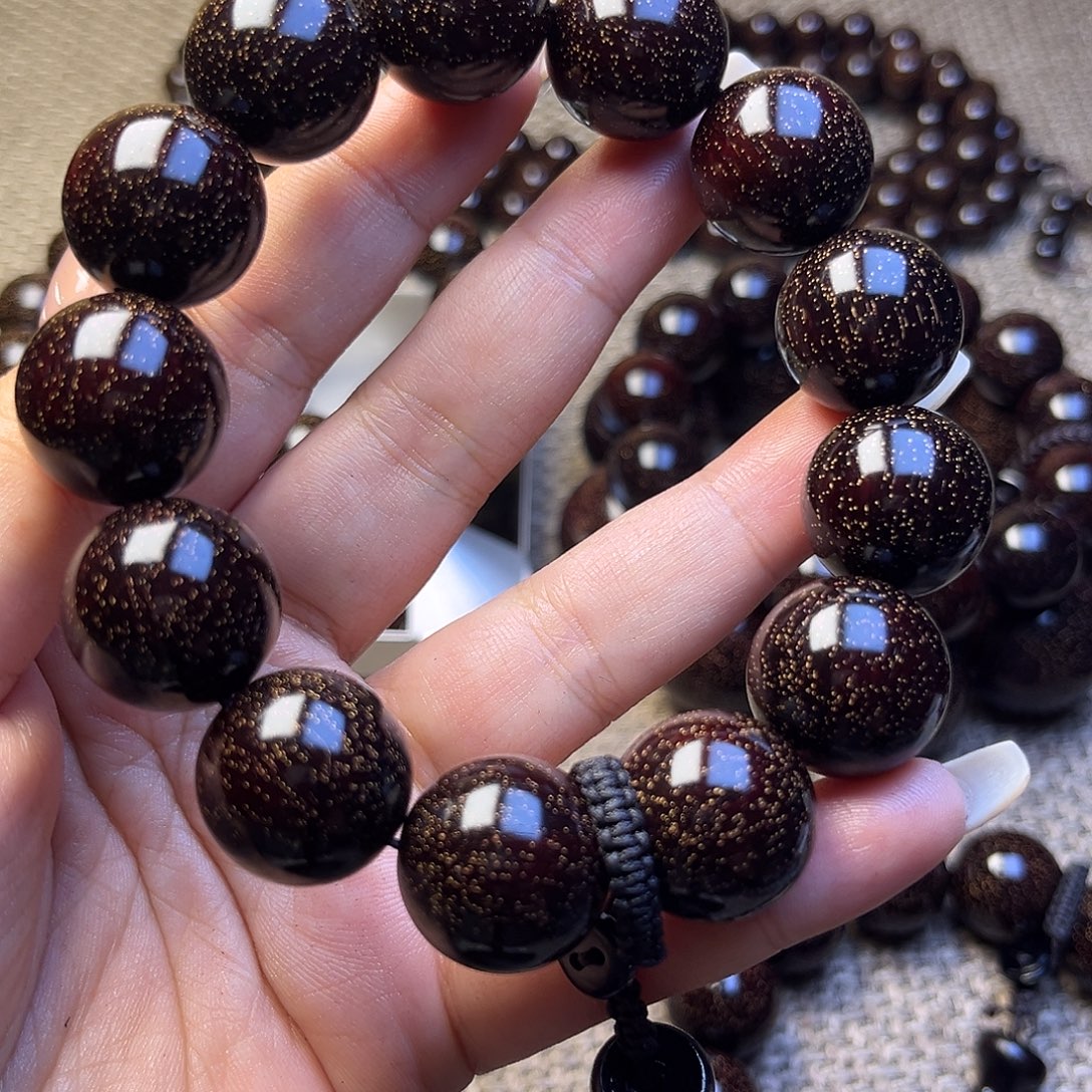 别***醉檀香紫檀（小叶紫檀）1.8 13颗爆星