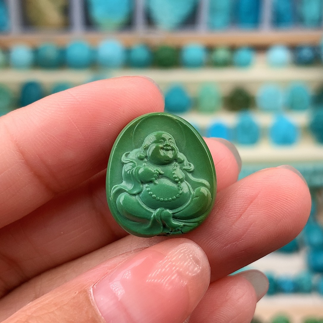 未镶嵌绿松石珠宝奇石