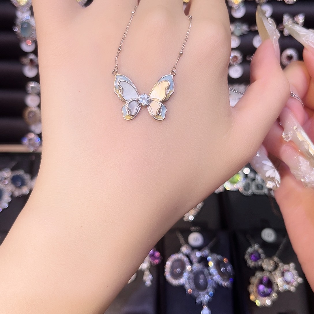 银S925镀金镶嵌戒指黄晶