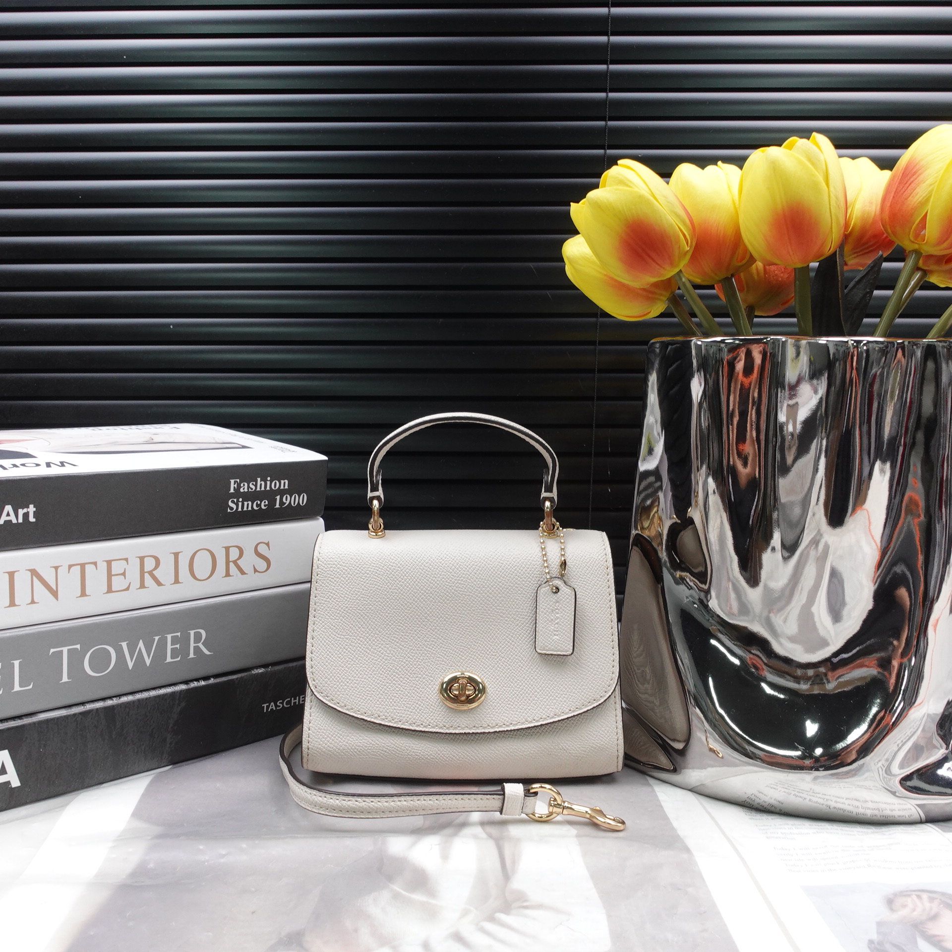 95新 COACH/蔻驰 单肩包/T10329633