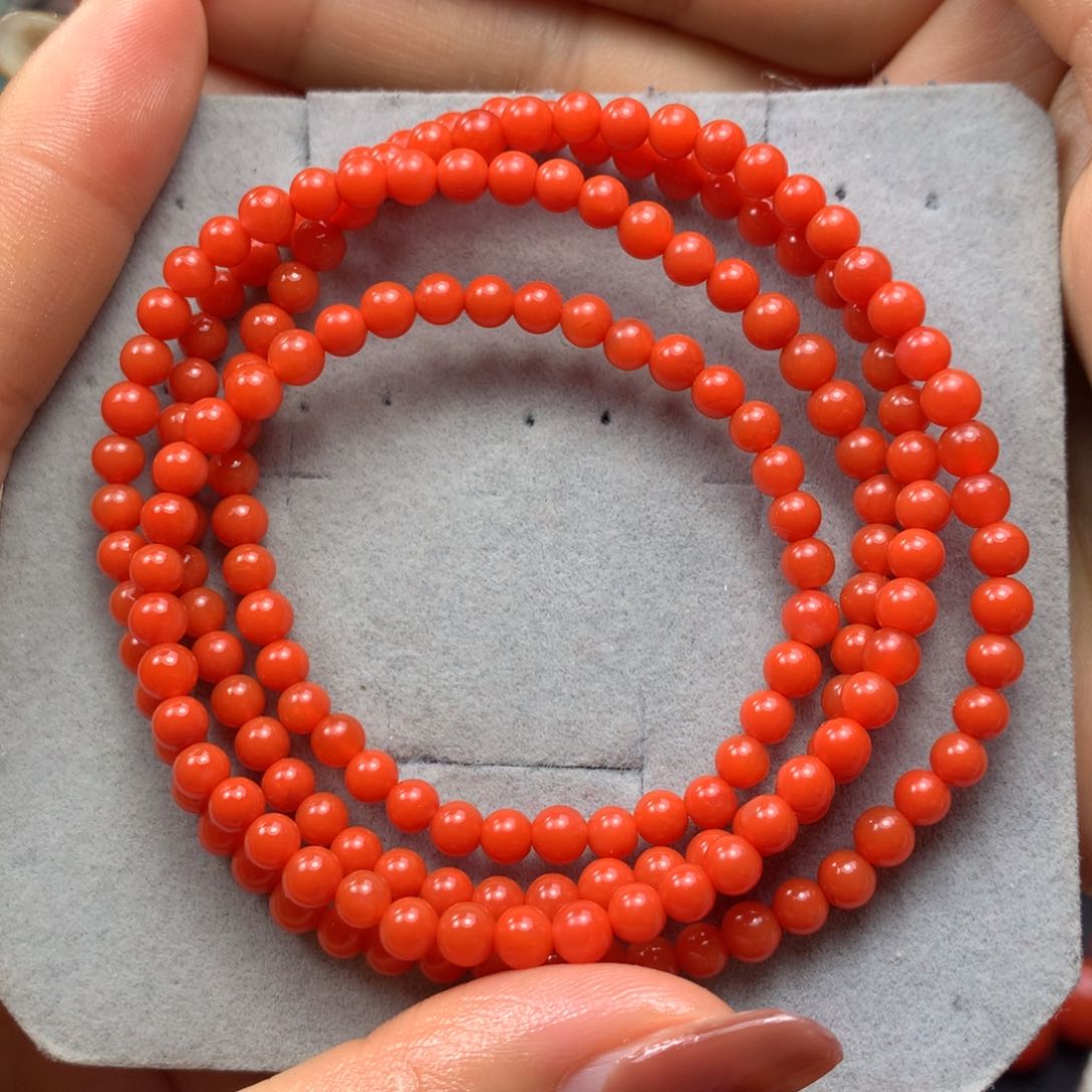 南红玛瑙手串未镶嵌