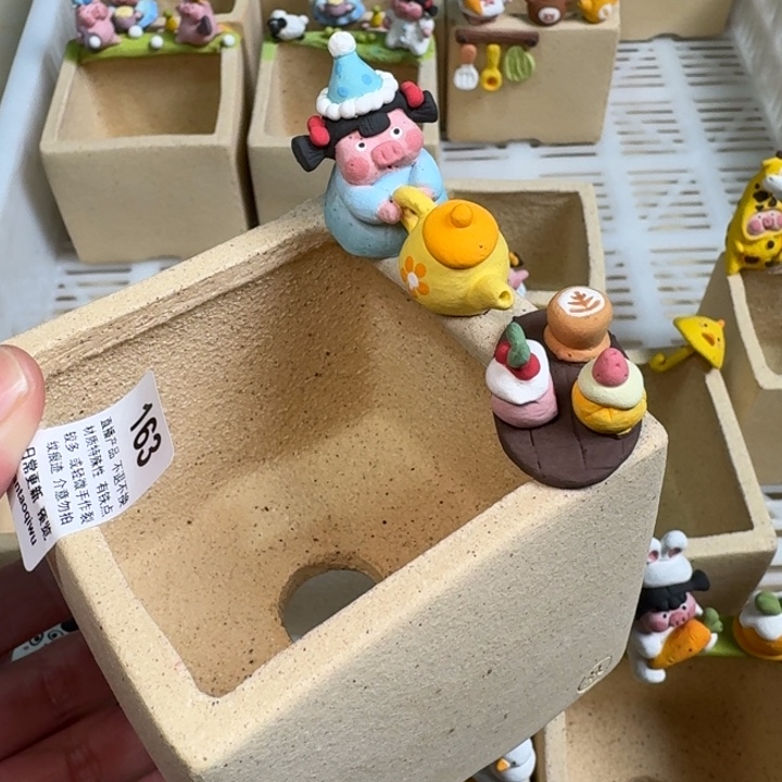 炏陶器物多肉花盆163