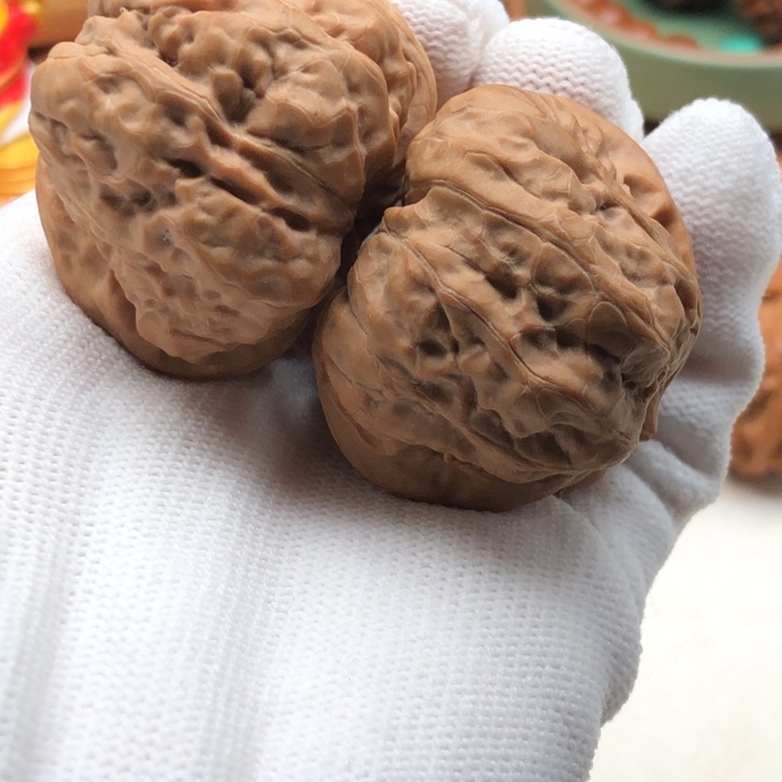文玩核桃把件全品蛤蟆头.边40肚41