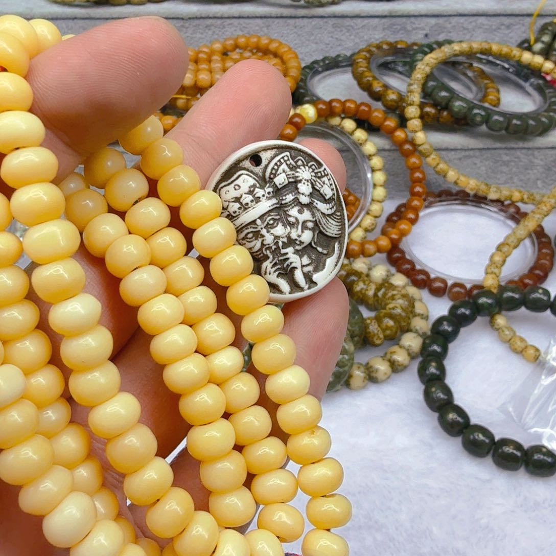 手串/手链驼骨97驼骨8×6-108有棕裂