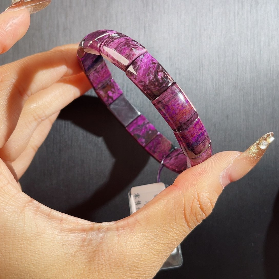 苏纪石（舒俱来）南非老矿料舒俱来项链k金未镶嵌