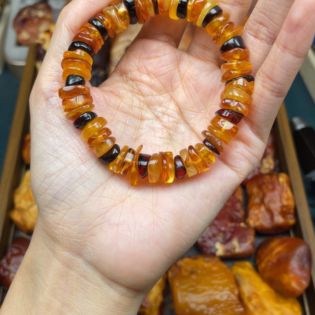 琥珀未镶嵌珠宝奇石