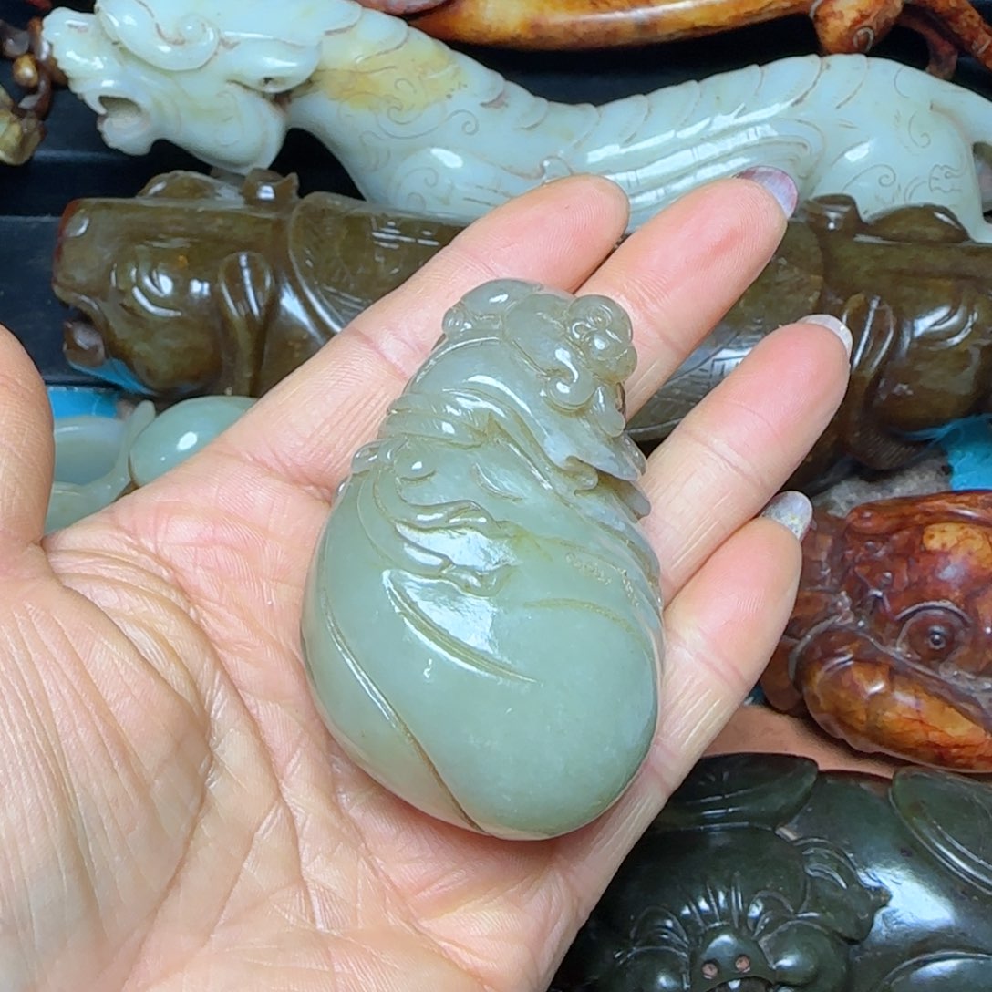 和田玉把件未镶嵌