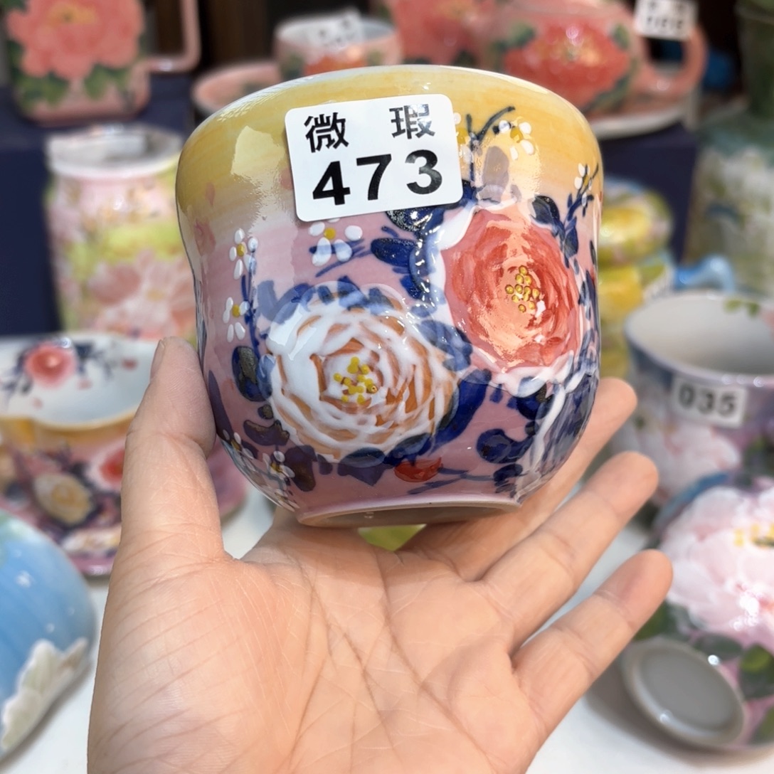 霞***景德镇手绘高温釉下彩陶瓷茶具