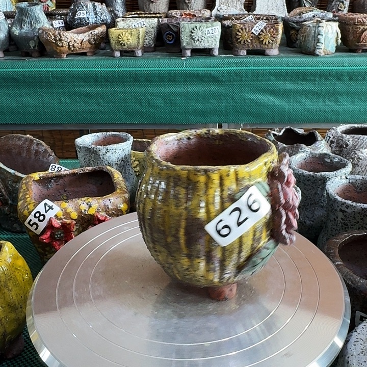 内口7高11粗陶手工