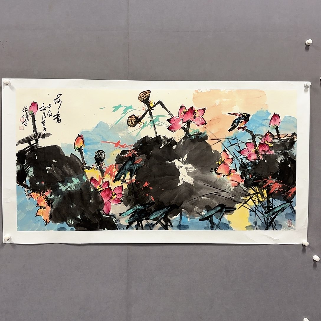 国画国画纯手绘作品请放心去藏