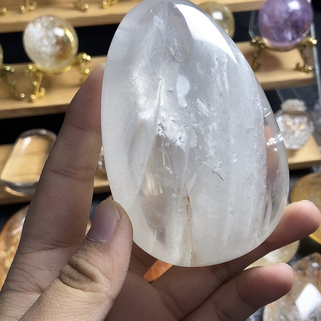 水晶未镶嵌珠宝半成品