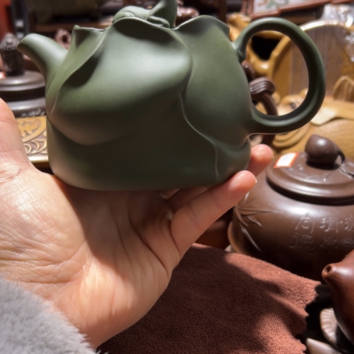 茶壶紫砂紫砂壶收藏起来了！