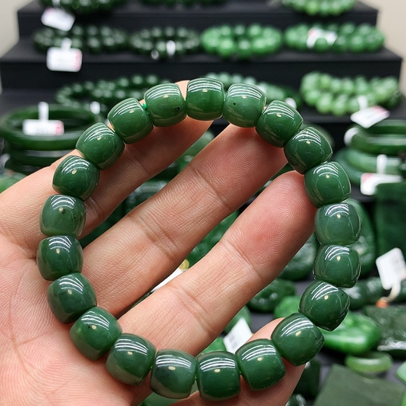 【闪购商品】和田玉（碧玉）手链未镶嵌