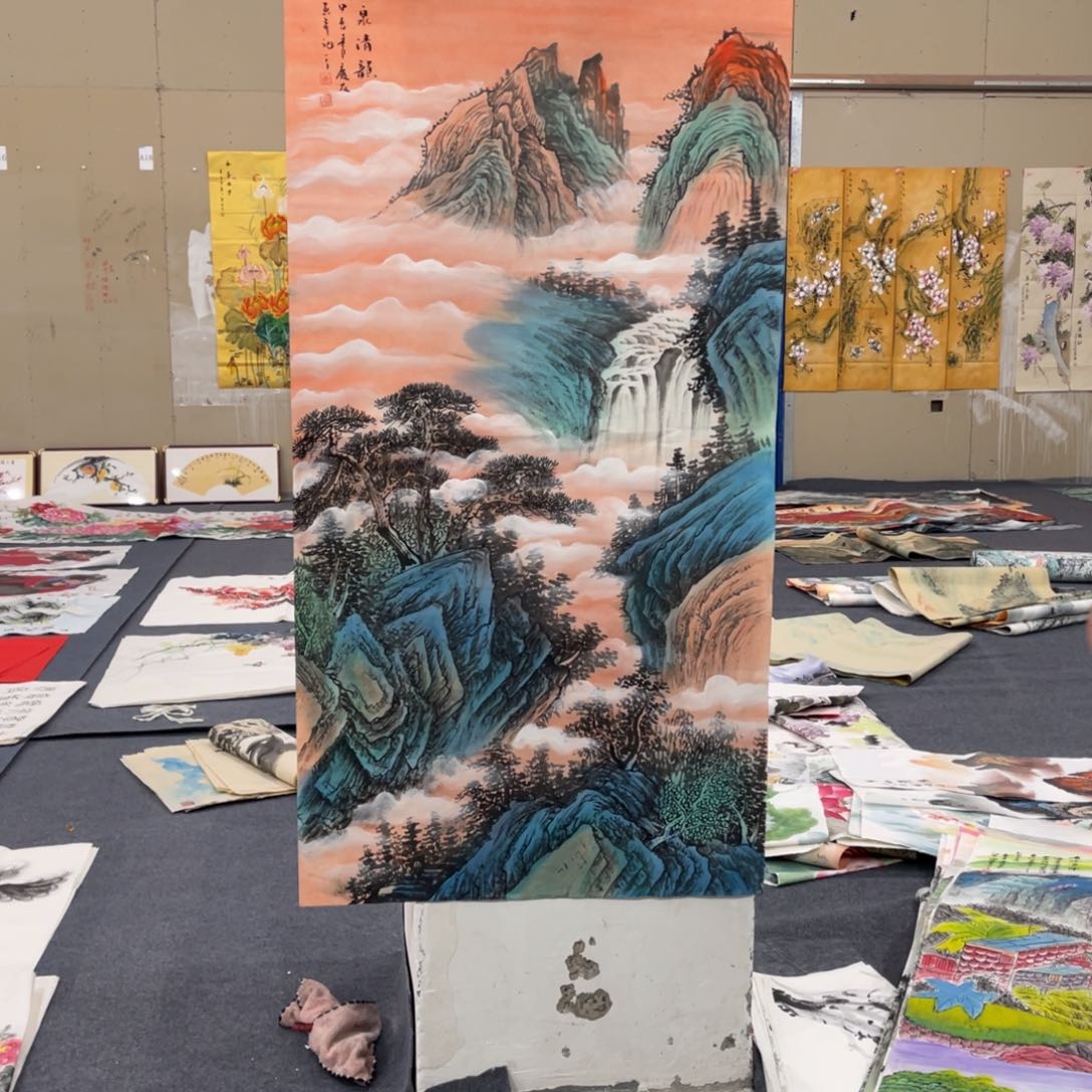 国画处理作品看好再拍哦