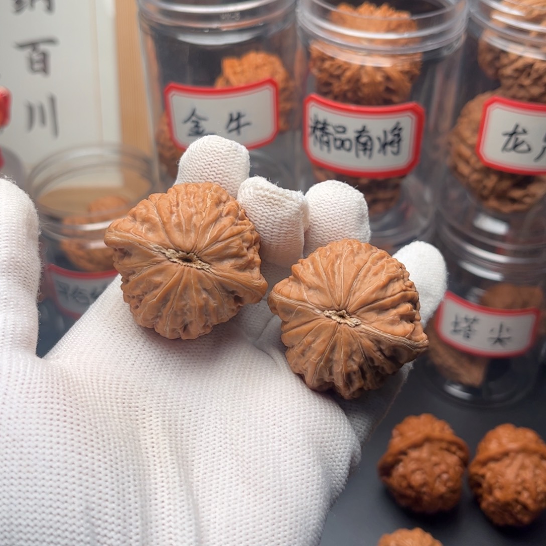 别***生文玩核桃把件40全品铁锤