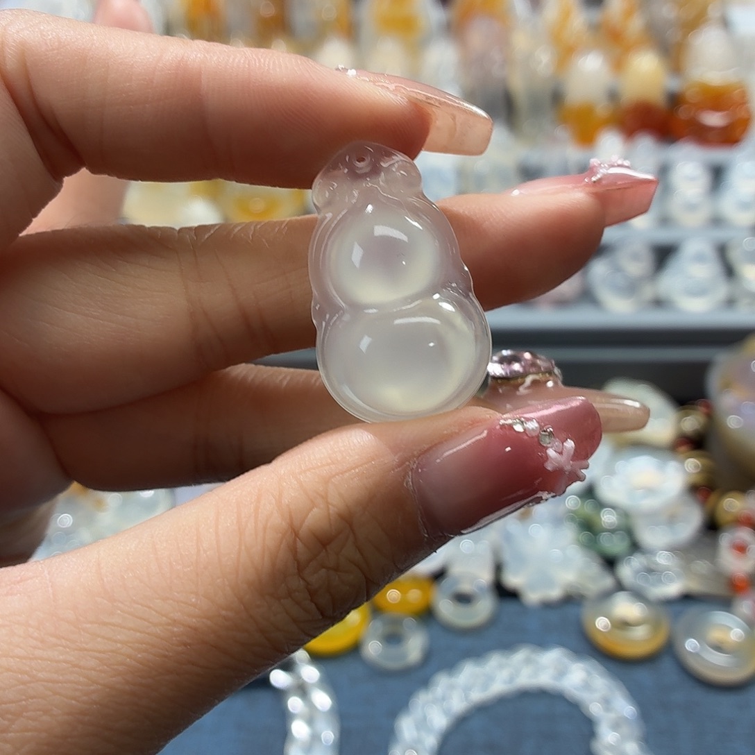 玛瑙/玉髓未镶嵌吊坠(不含链)