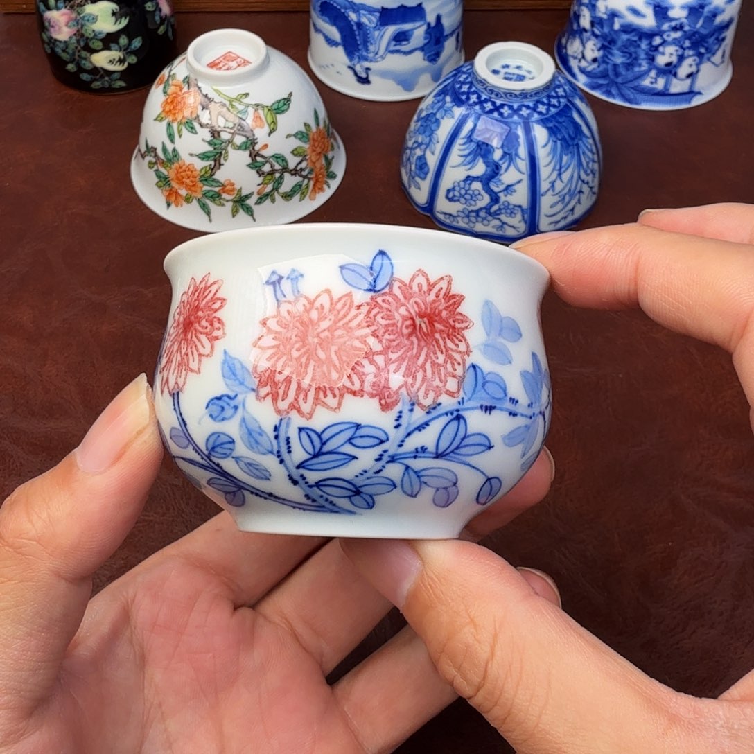 陶现代景德镇全手工全手绘陶瓷