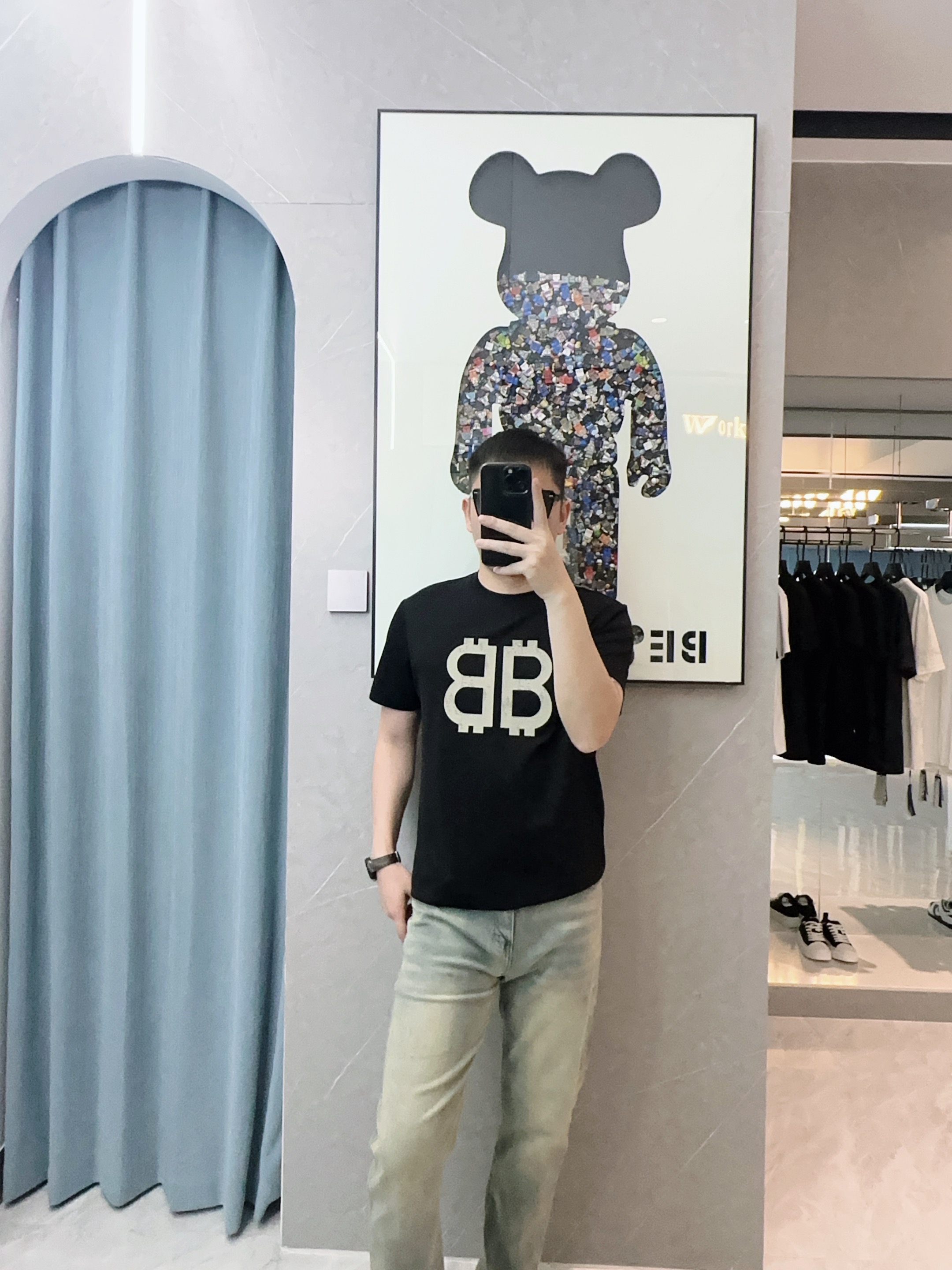 欧货男士夏季2025新款潮牌简约精梳液氨棉T恤吸汗透气短袖3204