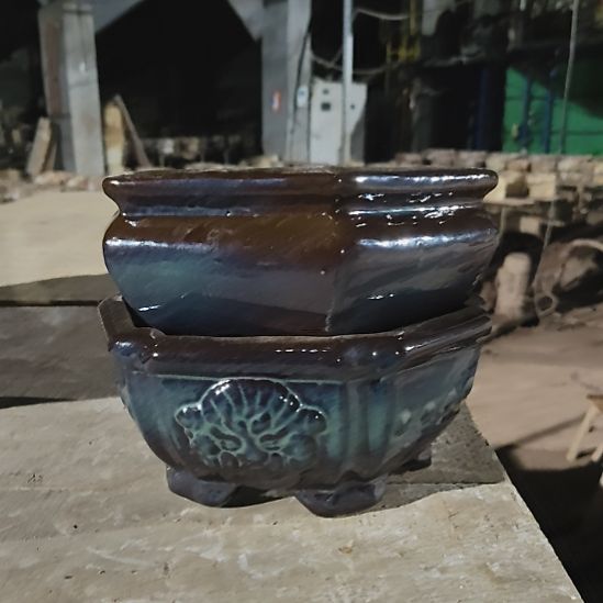 六方高10口径20棕1+六方高10口径22棕1共两个瑕