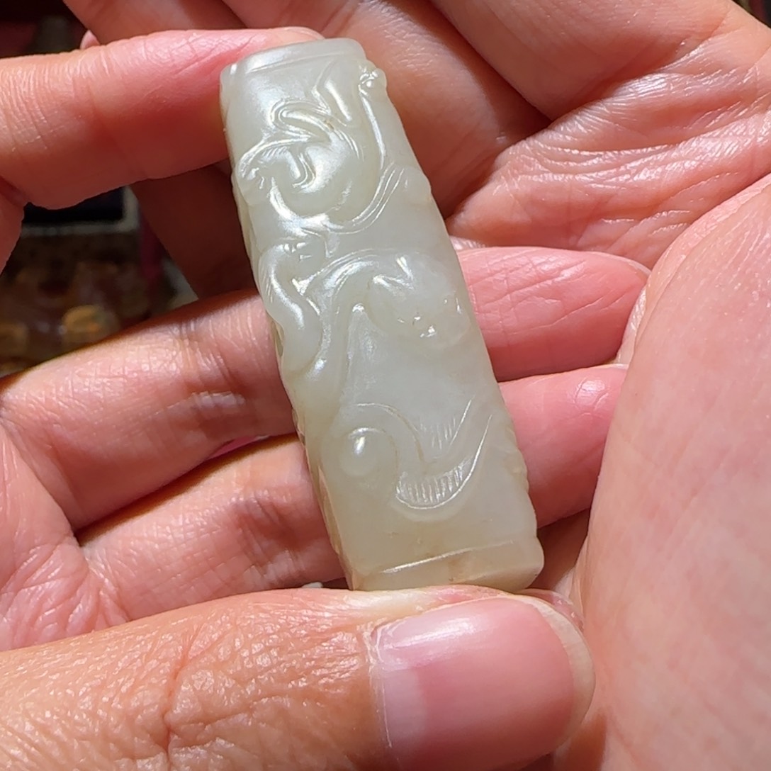 和田玉挂件未镶嵌山**景