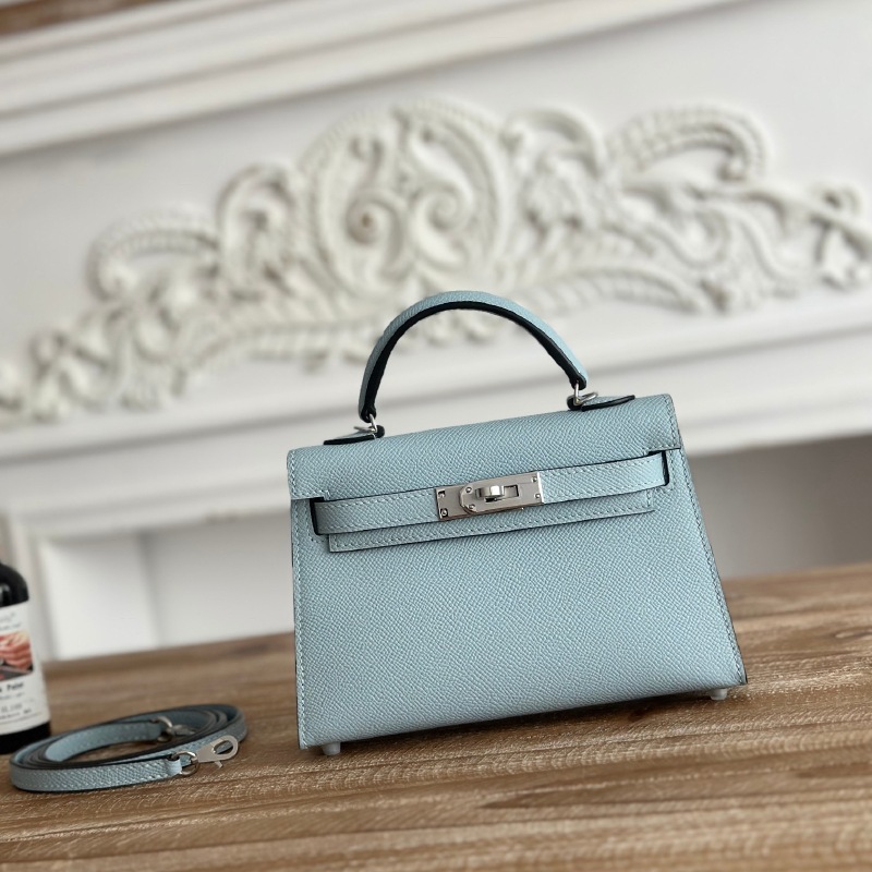 铂金包廊【迷你凯凯19】纯手工真皮包包手提包简约时尚经典女包