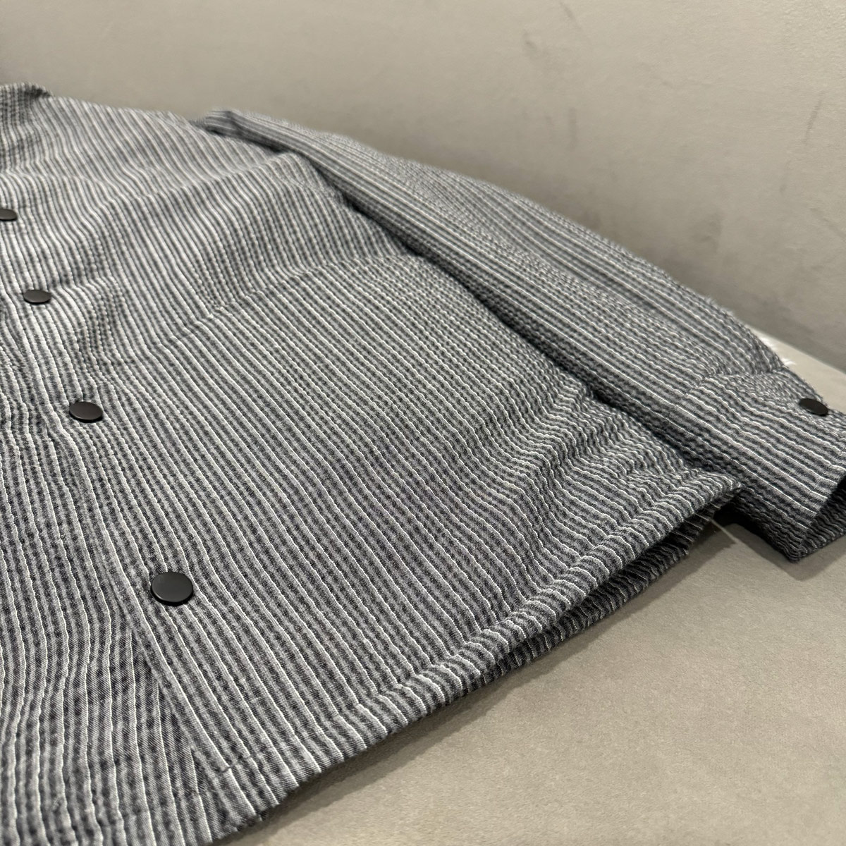 男士时尚条纹撞色百搭座山雕加绒夹克潮牌复古老钱风冬季保暖外套