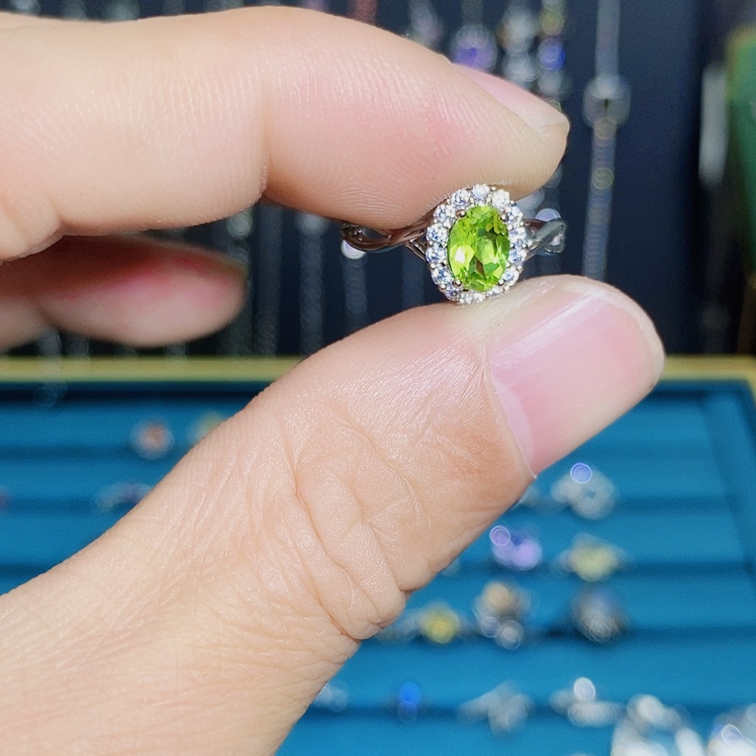 紫晶珠宝半成品银S925镶嵌