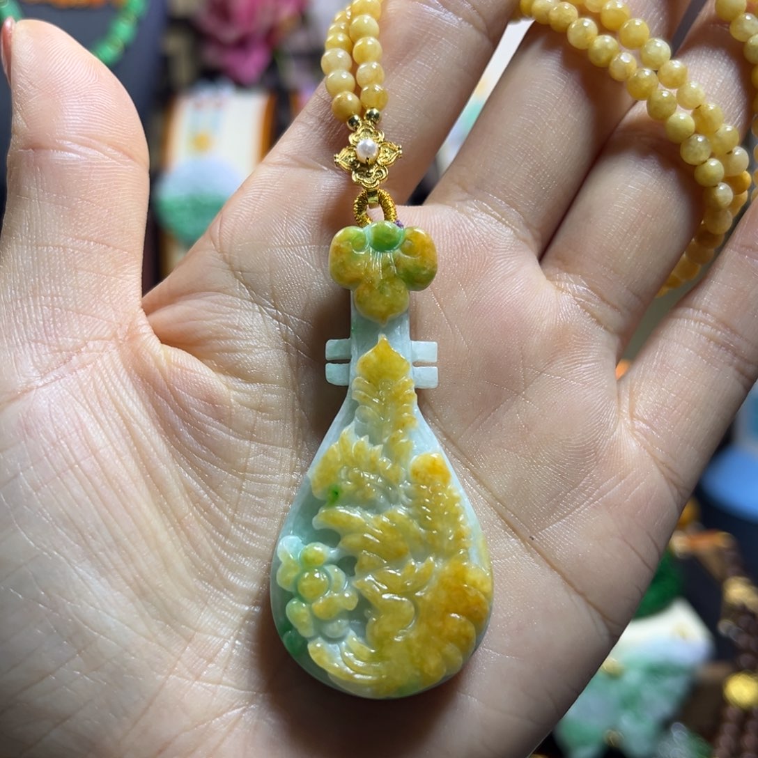 翡翠未镶嵌颈饰天然翡翠