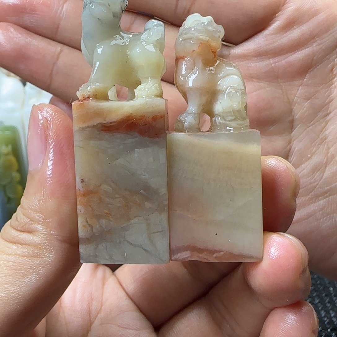 老挝石印石1.8/1.8cm