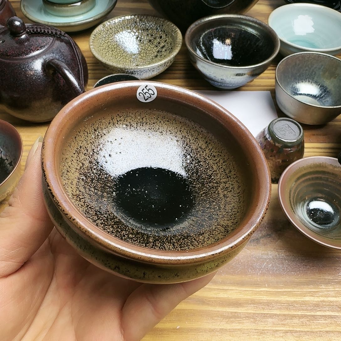 茶盏建窑建盏茶器255微瑕