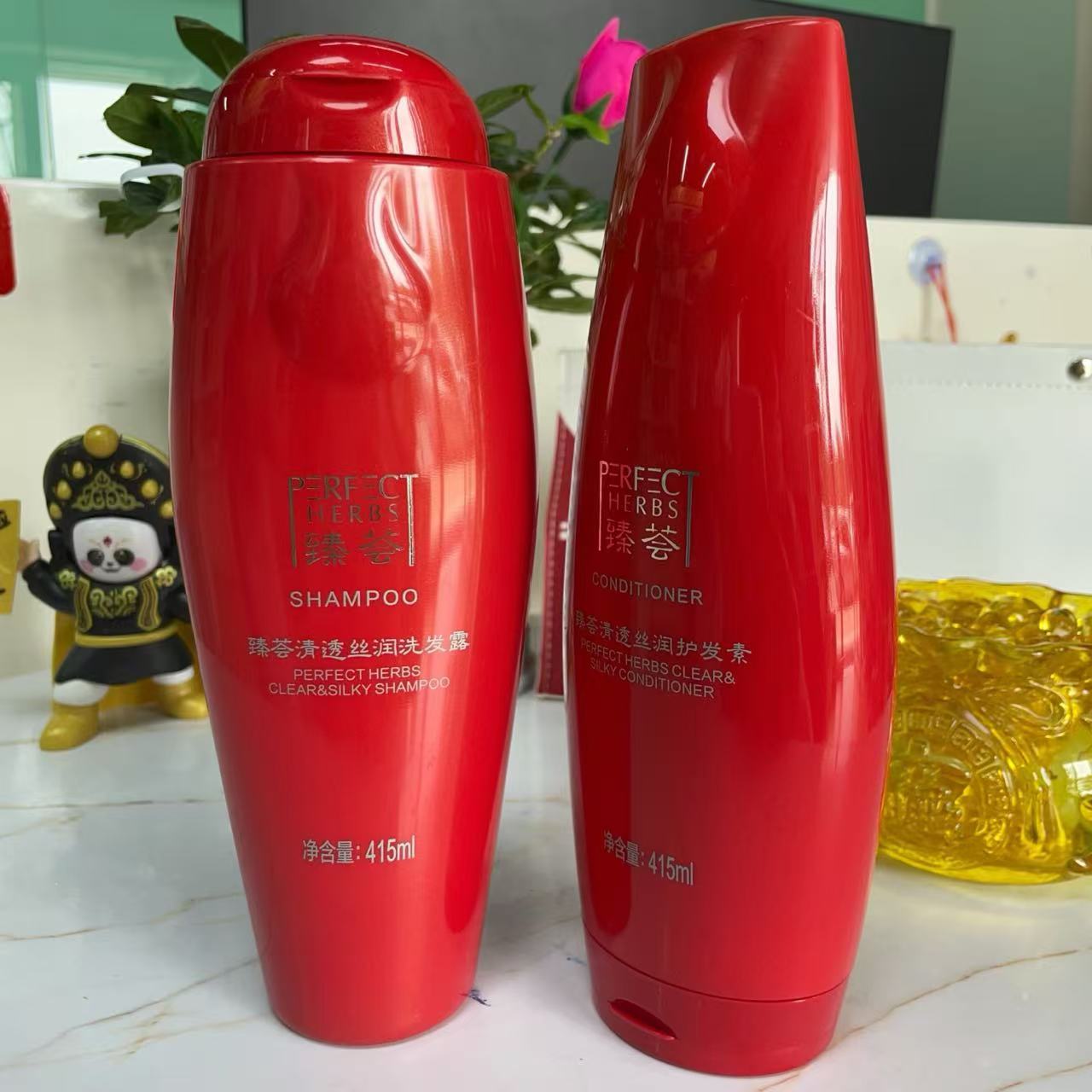 【不刮码】专卖店正品家用红瓶多效洗发护发多用途完美洗发护发套装