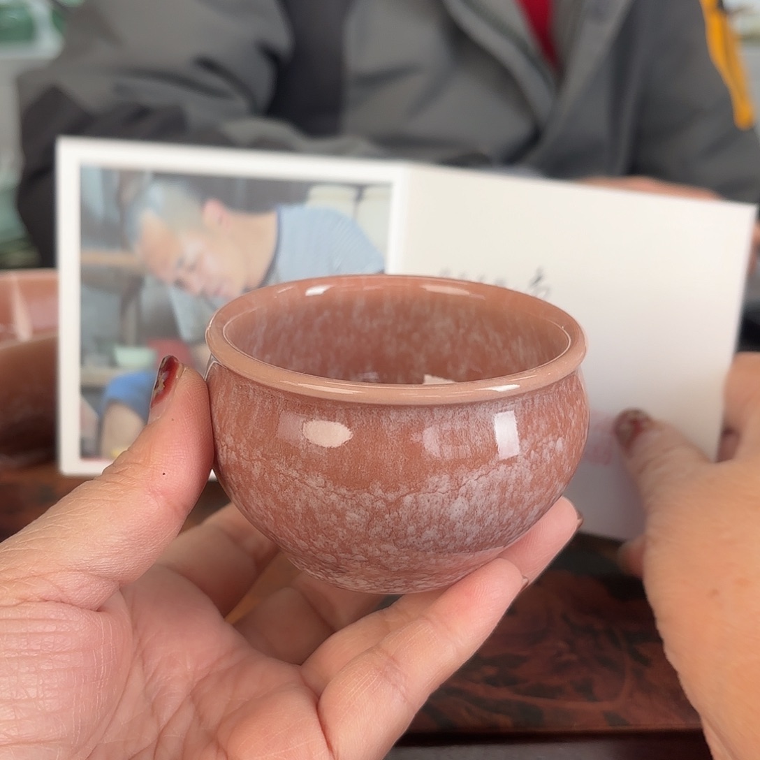 龙泉云间青瓷小米茶器