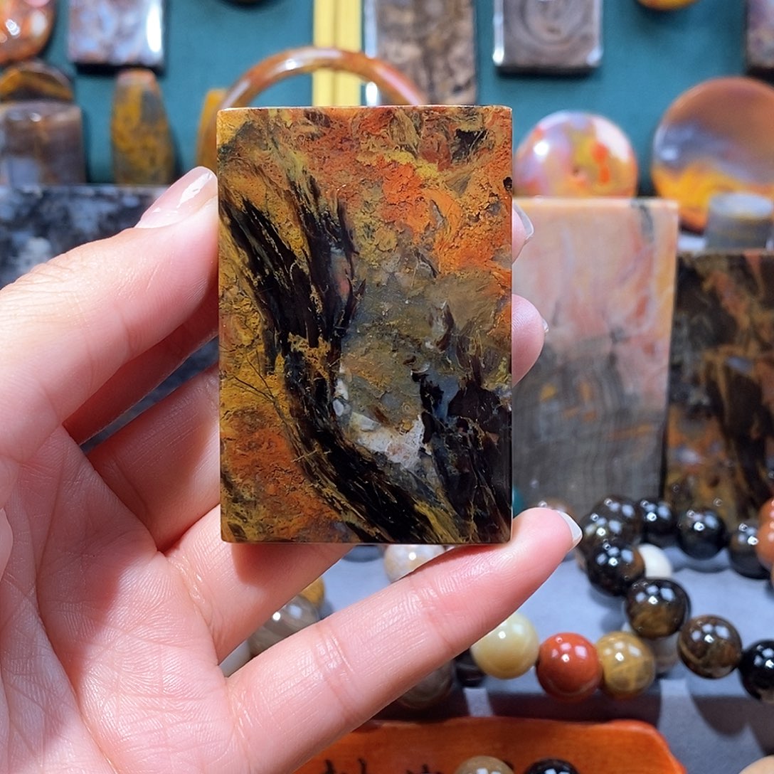 硅化玉天然北票硅化玉牌子未镶嵌飞****y天然北票硅化玉牌子