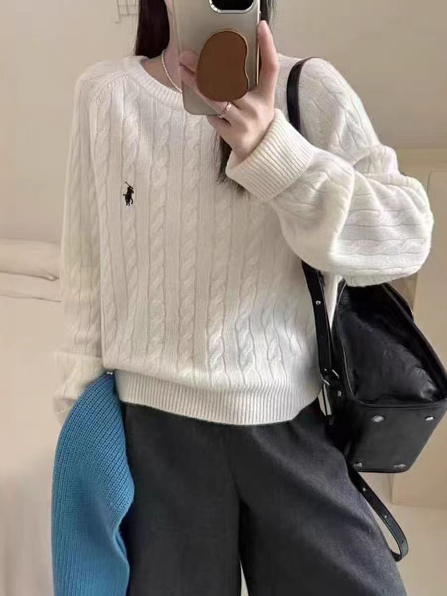 多色刺绣娃娃领韩系慵懒风羊毛女士百搭显瘦浣熊绒外套 旺